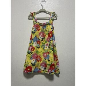 Angel Dear Muslin Sundress Girls 4T Floral Summer 100% Cotton